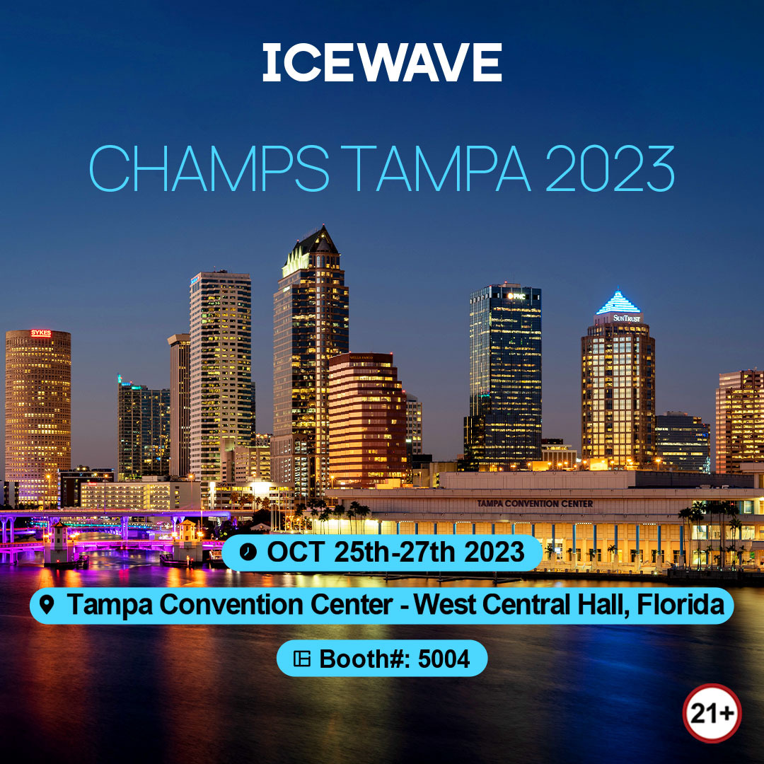 New Flavors and New Colors, Upgraded ICEWAVE to Debut at CHAMPS Trade